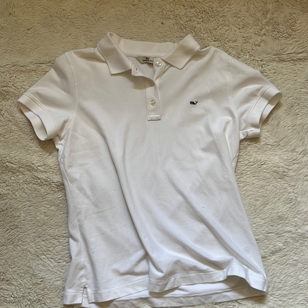 White vineyard vines polo